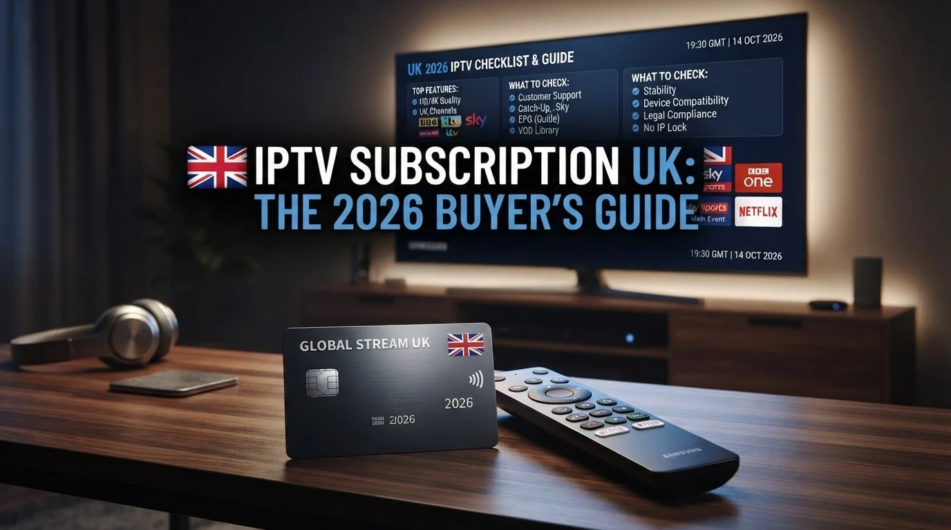 Best IPTV UK 2026 buyer guide comparing providers before you subscribe